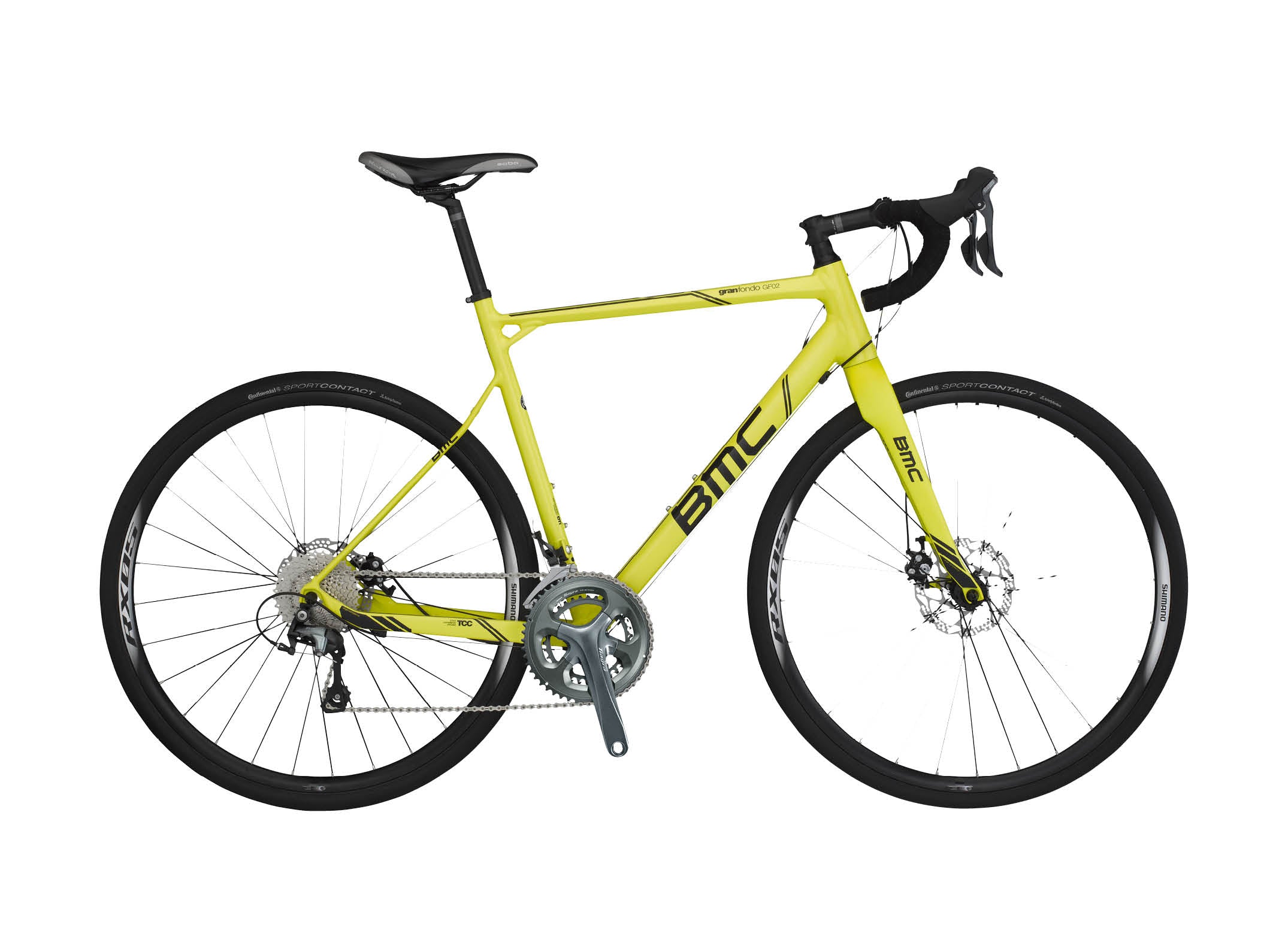 BMC Bikes | Granfondo GF02 Disc Tiagra YELLOW