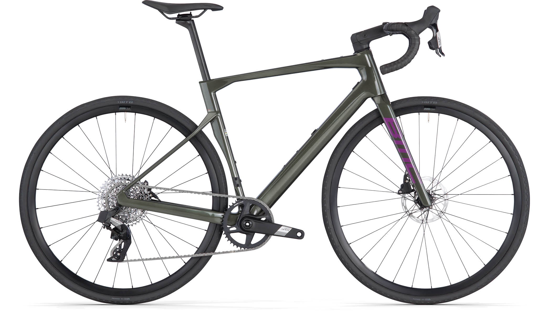 BMC Bikes | Roadmachine X THREE STEEL GREEN / PURPLE